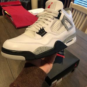AIR JORDAN 4 RETRO OG "WHITE CEMENT 2016 RELEASE"